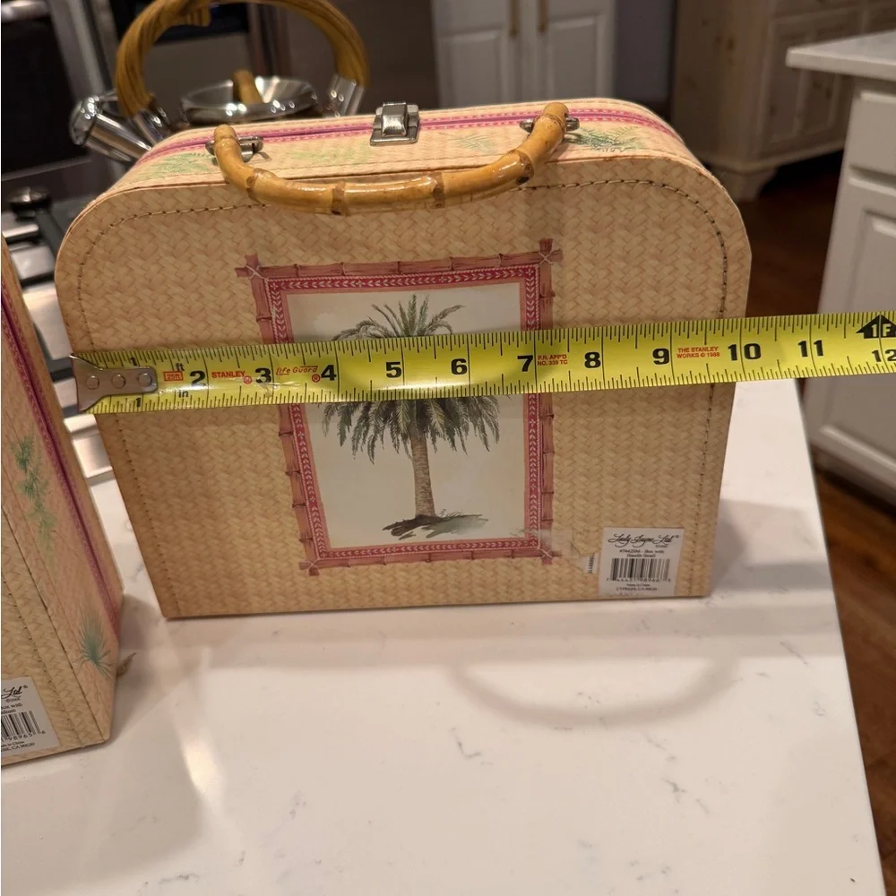 Lady Jayne Ltd Box Case Cosmetic 3 Stacking Suitcase Latch Purses Y2K Vintage